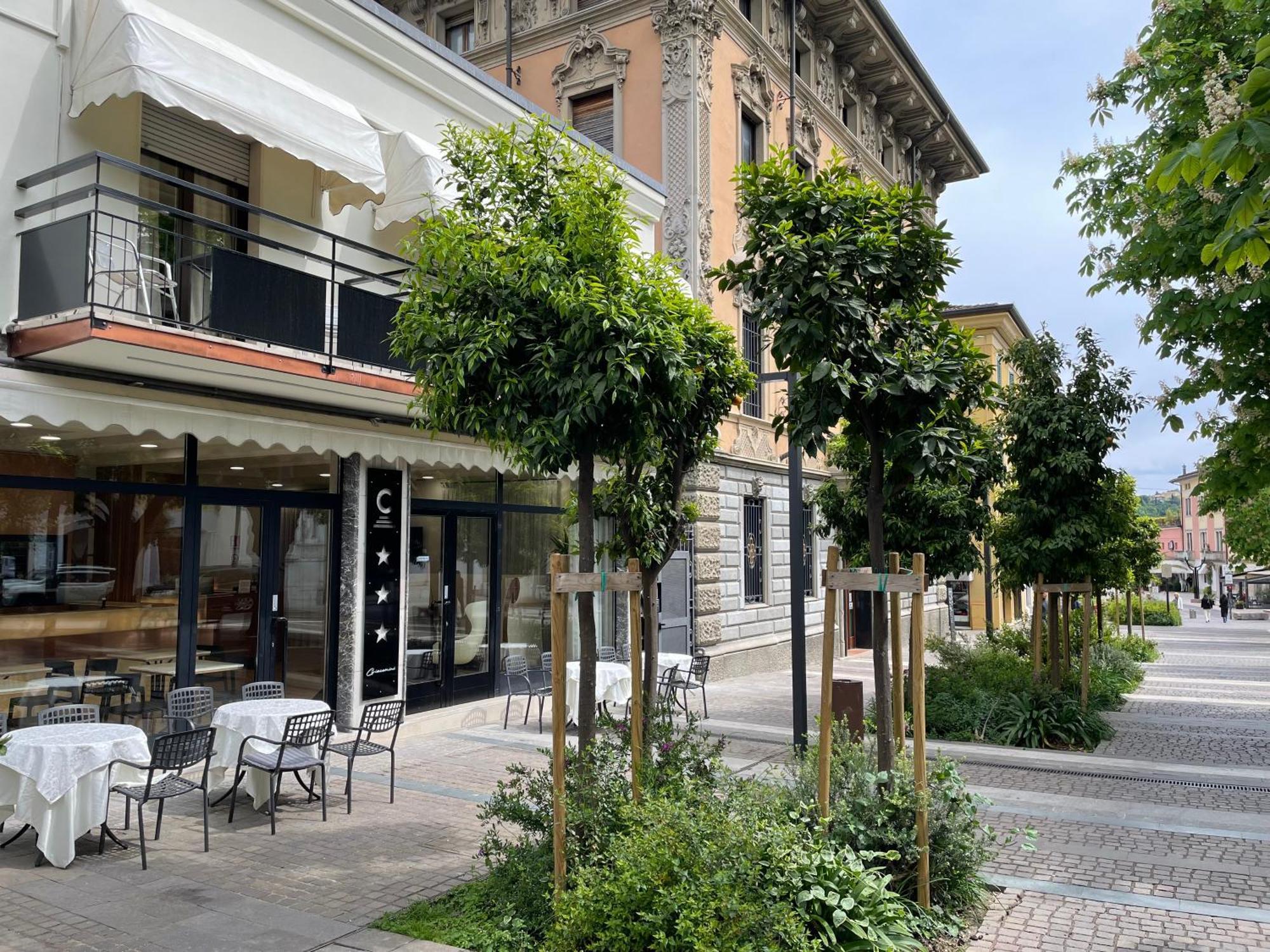 Hotel Central Giacomini Salò Exterior foto
